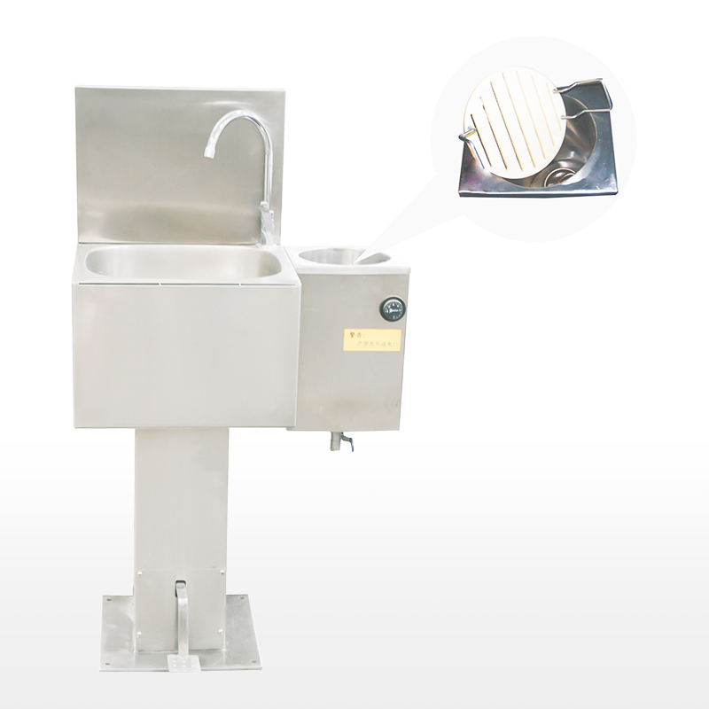 Handwasbak en messensterilisator